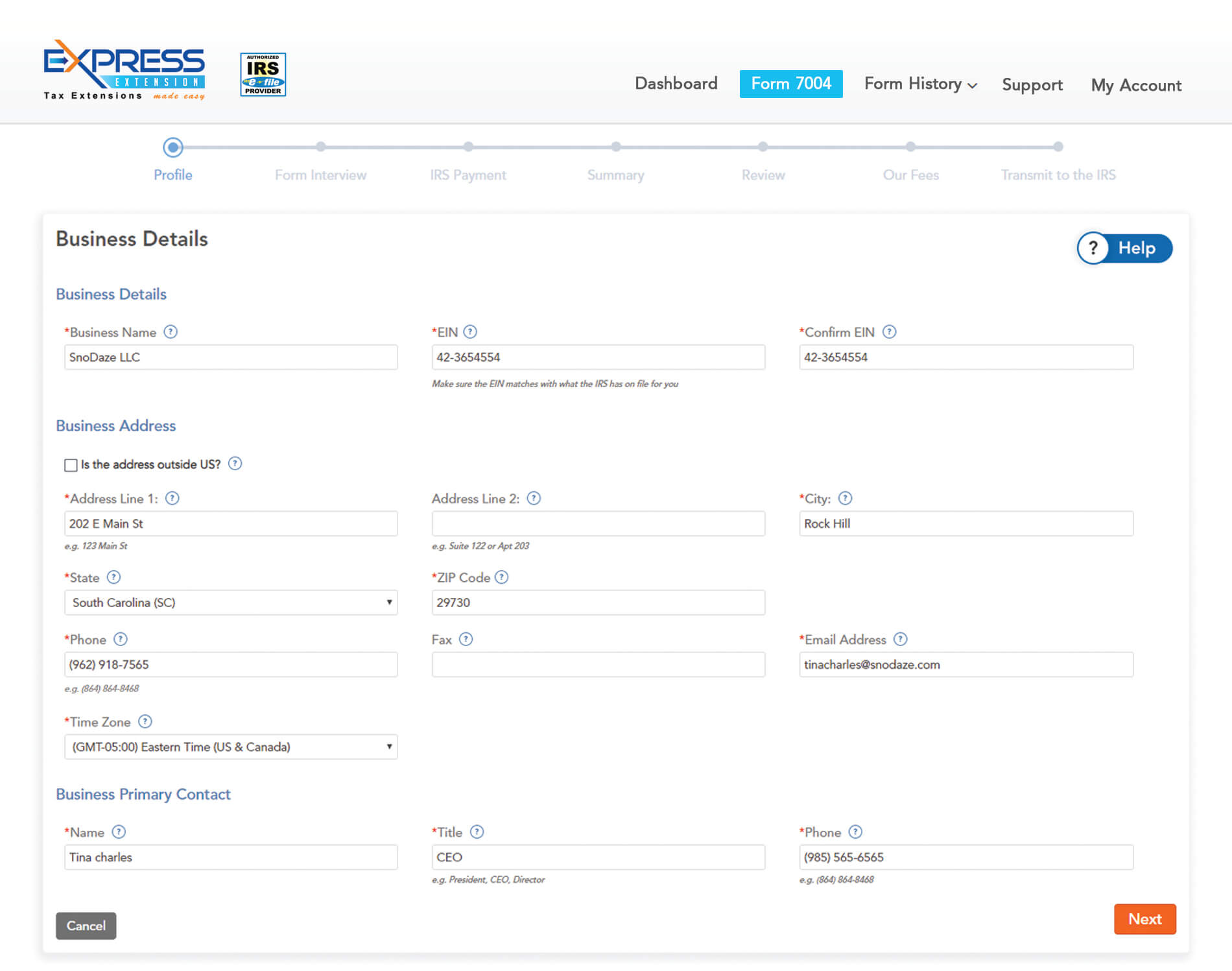 File Corporate Tax Extension (CCorp/SCorp) Online Due Date