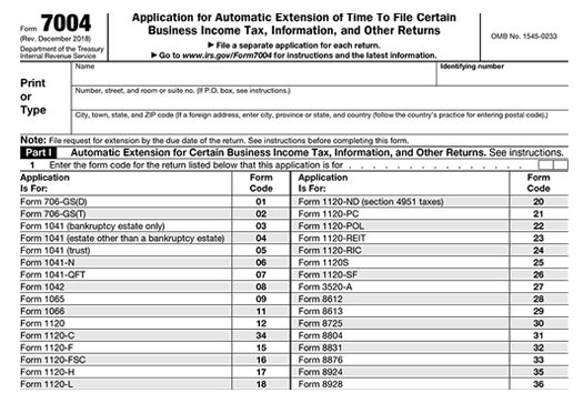 Form 7004